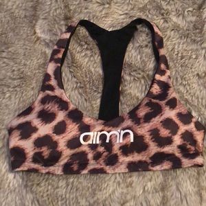 Aim’n leopard sports bra